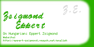 zsigmond eppert business card
